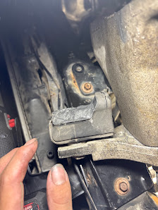 Close inspection of a vehicle component